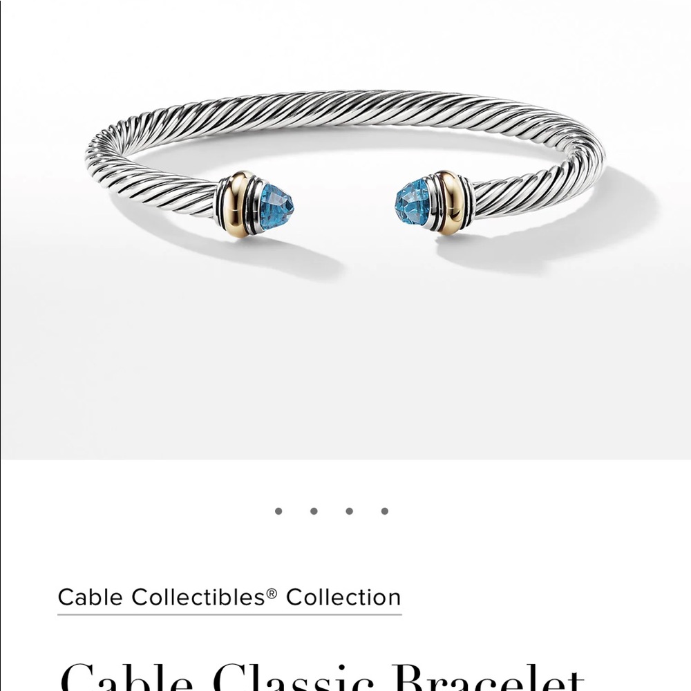 David yurman blue topaz bracelet